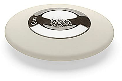 Graf von Faber-Castell 188502 - Radiergummi rund, mit platinierten Griffstücken