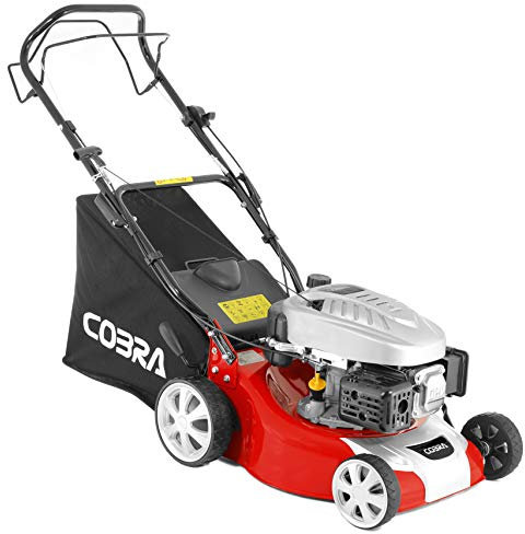 COBRA M40SPC 40cm (16in) Petrol Lawnmower, self propelled drive powered by a DG450