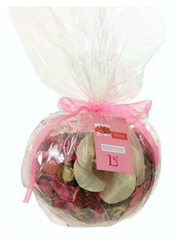 Angraves Petal Scented Pot Pourri Glass Fish Bowl Vase Gift Wrapped Set (20cm)