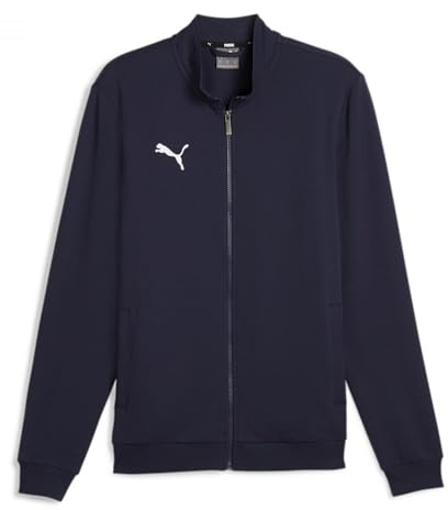 PUMA Unisex Teamgoal Casual Tracktop Trainingsjacke, PUMA Navy-PUMA White, M EU