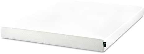 ZINUS Matelas à mémoire de Forme Blanc 90 x 190 cm
