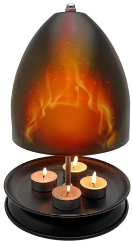 Four à bougie chauffe-plat, radiateur en métal, chauffage à bougies chauffe-plat, four à bougies avec chaleur rapide, chauffe-plat à double paroi, support de bougie chauffe-plat et support de