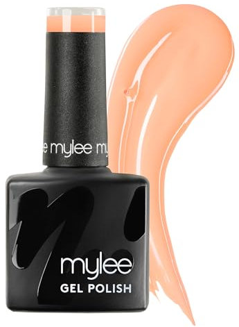 Mylee Gel Nail Polish 8ml [Orange Blossom] - UV/LED Soak-Off Nail Art Manicure Pedicure for Professional, Salon & Home Use [Yellow/Orange Range] - Long Lasting & Easy to Apply