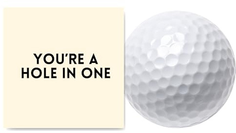 CATCHYOURDREAMS jubileumskort för man och hustru | Present till honom och henne, pojkvän eller flickvän | Alla hjärtans dagskort för män och kvinnor (golf)