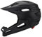 MTB -Helm, Fahrradhelm mit vollem Gesichtsrad mit abnehmbarem Kinnhalter und Visier, Einstellbarer Unisex schwarzes Downhill -Fahrradhelme zum Fahrrad im Freien im Freien