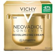 Vichy Neovadiol Longevity Crema Volumizzante, Per Pelli Mature, Azione Anti-Età e Rigenerante, Pelle Idratata e Rassodata, Con Tecnologia Longevisia, Formato Ricarica, 50 ml