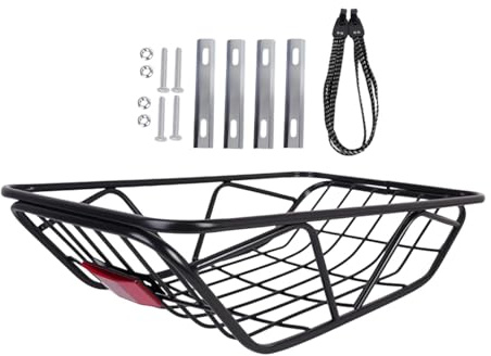Harilla Cesta Trasera para Bicicleta, Cesta de Carga, Fácil de Instalar, Accesorios de Ciclismo, Porta Perros, Almacenamiento de Equipaje para Deportes de Equ, en Forma de W