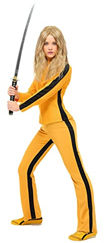 Fun Costumes Adult Kill Bill Halloween, Women's Beatrix Kiddo Kung-Fu Outfit