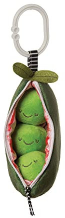 Manhattan Toy Farmer's Market Peas in a Pod Babyrassel und Quietscher Reise- und Krippenspielzeug