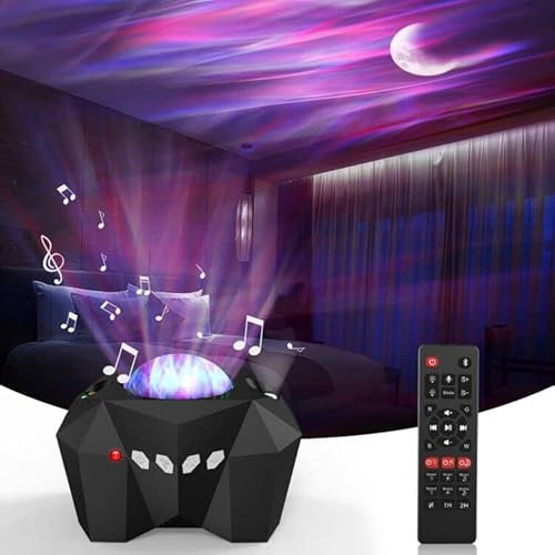 Aidodo Aurora Proiettore Cielo Stellato, con Bluetooth/Timer/Telecomando, 5 Tipi di Luminosità e 4 Tipi di Velocità Regolabile, Vacanza per Adulti e Bambini