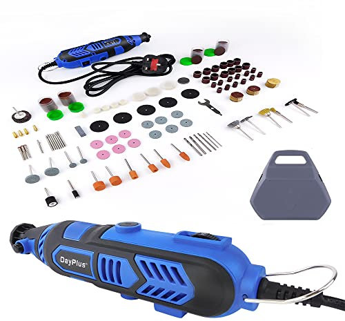 Multifunktionswerkzeug Drehwerkzeug mit 252 Zubehörteilen,135W Multifunktionales Handgravierwerkzeug mit 6 Variablen Geschwindigkeitsstufe,zum Gravieren, Bohren, Schleifen Männertag Geschenke
