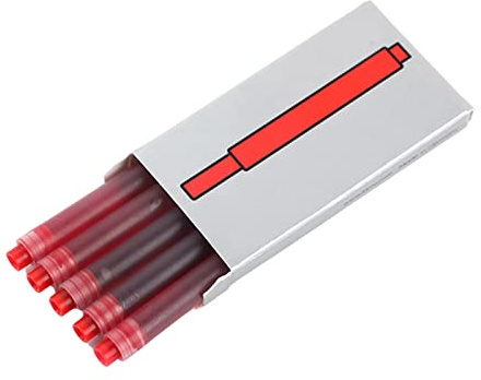 Frdun Parker - Recambios de tinta, coloridos cartuchos de tinta desechables compatibles con plumas estilográficas estándar para adultos y niños