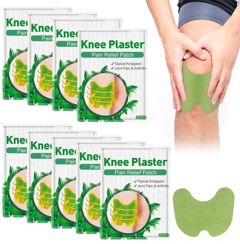 Mineup Parches Para Aliviar el Dolor de Ajenjo,108PCS Knee Pain Relief Patches, Knee Patches for Pain Relief,Parches de Calor Moxibustión para la rodilla la espalda el cuello la inflamación del hombro