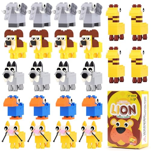 OPPZZIT® 24Pcs Sacapuntas con Deposito de Bloque, Juguetes de Piñata | Regalos de Cumpleaños para Niños | Regalos de Decoracion Fiesta