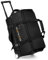 Ponhog Reisetasche mit Rollen 40L, Sporttasche mit Schuhfach, Reisekoffer Stoff Trolley-Reisetasche Stoffkoffer Weichgepäck für Damen & Herren, 55cm, Schwarz