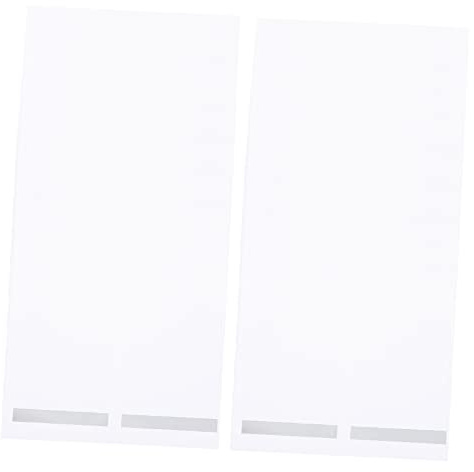 FRCOLOR 200piezas Película Resistente Procesamiento Lentes Pegatinas Protectoras Adhesivo Lentes