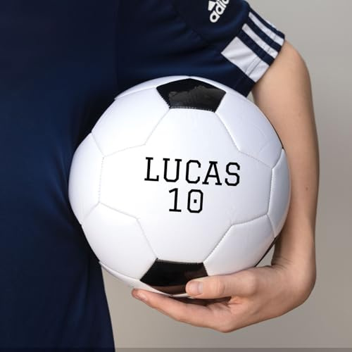 Wanapix | Balón de Fútbol Personalizado | Pelota de Fútbol Personalizable con Imagenes y Texto | Regalo Original
