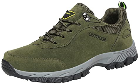 da Uomo alla, estive e Autunnali, Scarpe da Trekking, Tinta Unita, Fondo Piatto, comode, Antiscivolo, all'aperto Scarpe Sportive Scarpe Invernali Offerta