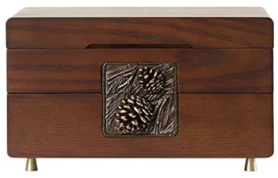 Scatola per gioielli Scatola per orecchini per collane Scatola per smistamento di grande capacità Scatola per gioielli in legno di alta qualità Regalo per donna Organizzatore di custodie per gioielli