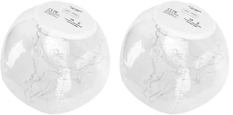 Qcwwy Luces Flotantes para Piscina con Energía Solar, Encendido Automático y Apagado, Luces Solares Flotantes para Piscina, Bolas Luminosas Solares Inflables Transparentes para áreas