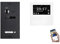 SCHUTZER Balter EVO HD Video-Türsprechanlage Set für 1-Familienhaus | 7 Touchscreen Monitor + Full-HD Kamera | Erweiterbar auf 4 Monitore und 1 Türstationen (Schwarz mit Wi-Fi, 1 Monitor)