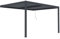 Pérgola adosada de aluminio Windsor - Gris antracita - 3 x 4 m