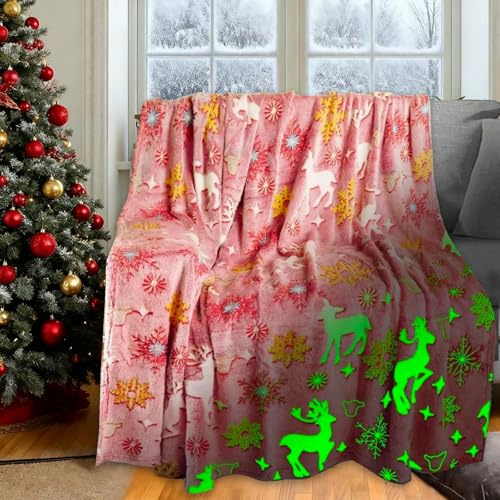 Couverture douillette pour enfants, couverture licorne, couverture douillette, cadeaux licorne pour filles, couverture super douce et chaude, couverture chaleureuse et douillette pour cadeau (Élan