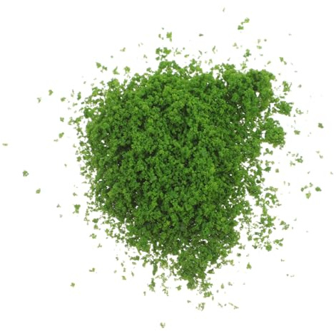 SEWOART Flocage Modélisme Poudre d'arbre à Éponges Vert, Multi-Usage et Facile à Stocker, pour Paysage Ferroviaire et Maquettes de Table de Sable