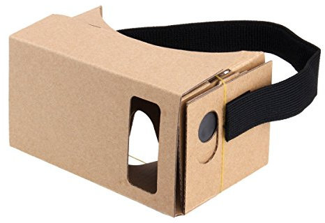 Google Cardboard, VR Casques DIY réalité virtuelle Lunettes 3D avec lentille Optique Claire et Confortable Sangle de tête pour Tous Les Smartphones 4-6 Pouces