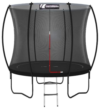 Cornilleau Springcare Trampolin für den Außenbereich ohne Federn für Kinder (244 cm) – Sicherheitszertifizierung Gartentrampolin