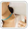 Yheakne Boho Layered Leder Chokerhalskette Blau Wildleder Chokerhalskette Kurze Samtketten Punk Vintage Halskette Schmuck für Frauen und Teen Girls (Blau)