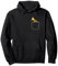 Lustiges Waldhorn in der Tasche, Geschenk für Hornspieler Pullover Hoodie