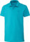 Chiemsee Herren Poloshirt, 100% Baumwolle, bequemes Poloshirt/T-Shirt mit lässigem Kragen, leichte Herrenoberbekleidung, atmungsaktiv & luftdurchlässig, Türkis, Gr. 3XL