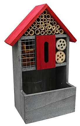 UNUS Garden - Casetta per insetti in legno, per piante e insetti