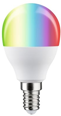 Paulmann 29150 Standard 230V Smart Home Zigbee LED Klotlampa E14 470 lm 5 W RGBW+ Dimbar Matt Ljuskälla