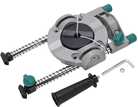 Guide De Perçage Multi-angle En Acier, Guide De Perçage, Support Réglable à 45 Degrés, Pince De Perçage Intégrée Pour le Positionnement de la Perceuse électrique