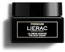 Lierac Premium la Crème Soyeuse Crema Viso Anti Età con Acido Ialuronico, Pelle da Normale a Mista, Formato da 50 ml