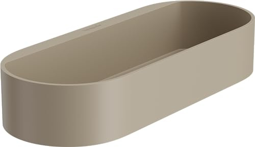 hansgrohe WallStoris Planet Edition - Ablagekorb, Duschablage ohne bohren, Duschkorb ohne bohren, Badezimmeraufbewahrung, Badezimmer Zubehör, Bad Accessoires, Sand, 28912210