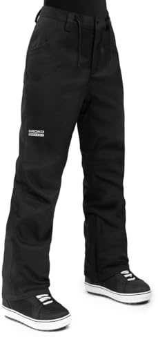 SIROKO - Pantalones de Snowboard Hardshell para Mujer P2-W Peyto - S - Negro