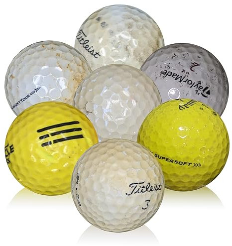 Afford-A-Ball Golf. (100 Count) Hit Away Used and Recycled shag Balls. Practice/Range/Misc (2A). Supplies for Men & Women. Backyard Practice. (100 Count)