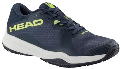 HEAD Motion Team Padel Men, paddelskor för män, marin lime, 45 EU, Navy Lime, 45 EU