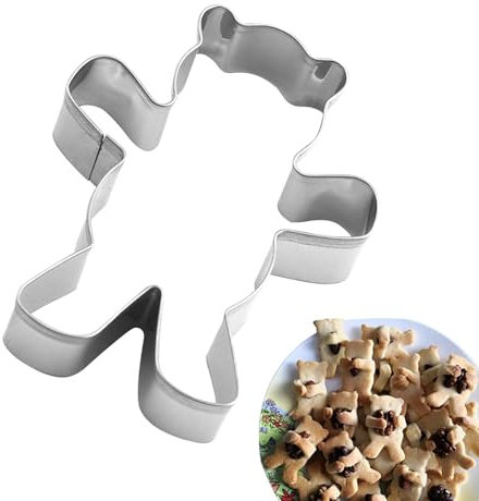 Orso Cookie Cutter,Stampi per Biscotti,Taglierina per fondente in acciaio inox - Strumenti di cottura per dolci facili da pulire, bellissimi da cucina per h