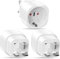 Reiseadapter UK, 3 Stück Reiseadapter UK, Deutschland Stecker UK Adapter Steckdose, Reisestecker EU auf UK Deutschland/Europa Stecker
