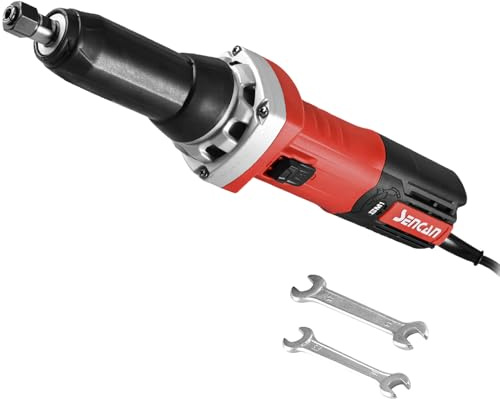 SENCAN Electric Die Grinder, 1/4 Variable Speed Corded Power Die Grinder, Heavy Duty Die Grinder Tool for Metal Grinding, Polishing, Deburring, Welding Repair, 10000-33000 RPM