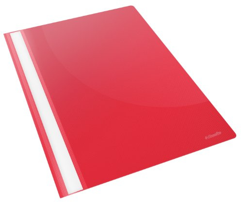 Esselte 15385 - Raccoglitore in plastica, formato A4, capacità 160 fogli, colore: Rosso VIVIDA