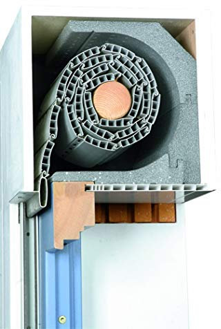 DiHa Rollladenkasten-Isolierung, Rollladenkasten Dämmung ROKA-ASS® 2-tlg. eckig, Stärke 15 mm (Verschlußdeckel 175 mm)