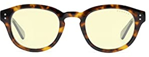 Gunnar Gaming and Computer Eyewear - Emery, Frame Colour: Tortoise/Onyx, Lens Tint: Amber (Blocks 65% Blue Light & 100% UV Light) - Blue Light Blocking Glasses - Reduce eye strain & dryness