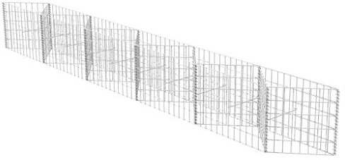 Susany Gabbione in Rete in Acciaio Zincato 300x30x50 cm-Home