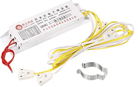 PATIKIL Électronique Ballast, 220V AC 22/40-Watt T8 Fluorescent Tube Universel Ballast Tube Instant Démarrer avec 4 Interface, Blanc