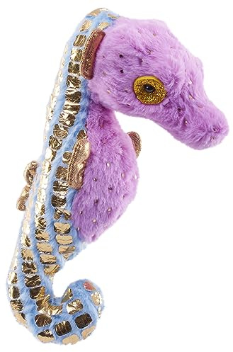 Wild Republic Foilkins Jr lila sjöhäst, gosedjur, 20 cm, present till barn, plyschleksak, fyllning är spunnet återvunna vattenflaskor